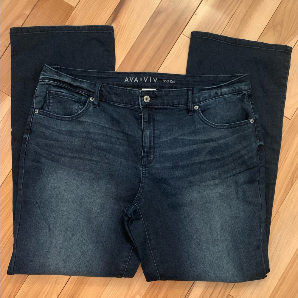 Ava & Viv Boot Cut Jeans 18W